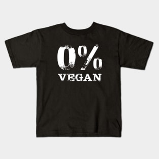 Zero Percent Vegan Kids T-Shirt